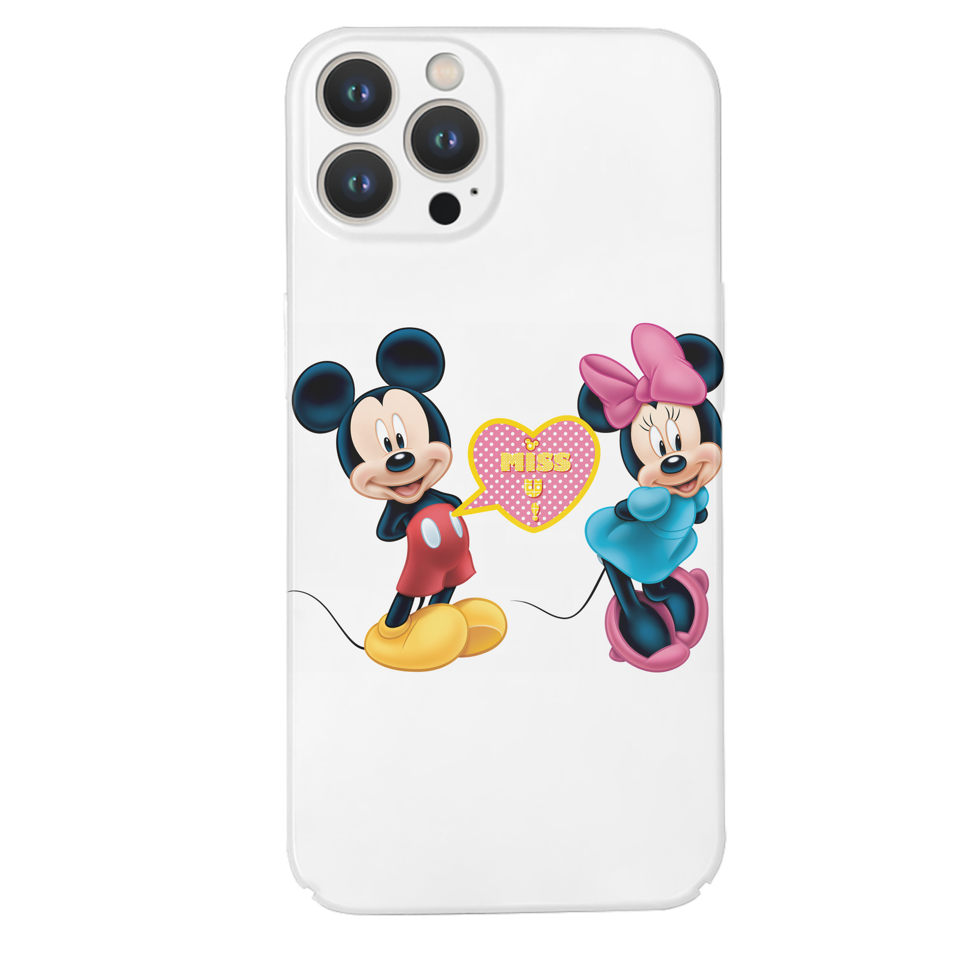 （画像用） ミッキーマウス Mickey Mouse 【iPhone 14シリーズ対応】ハードケース